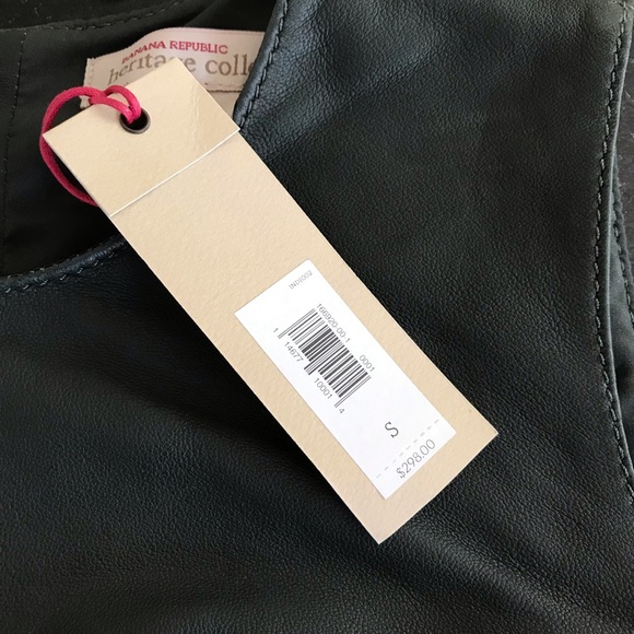 Banana Republic Heritage Collection Leather Vest - Picture 3 of 10
